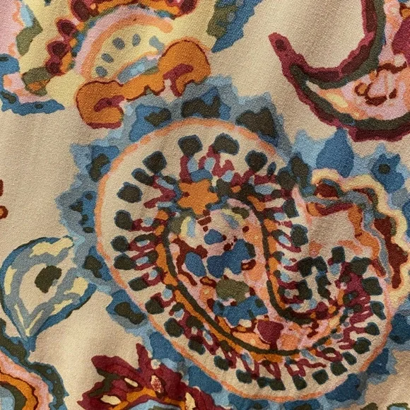 Paisley flowing 3/4 sleeves dress - Picture 8 of 8